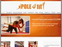 Tablet Screenshot of pole4fit.com